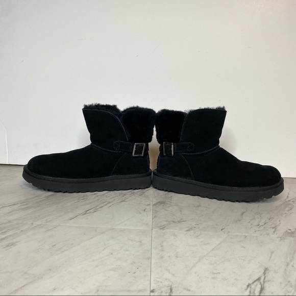 UGG Karel Black Mini Winter Boot 6 - Picture 6 of 14